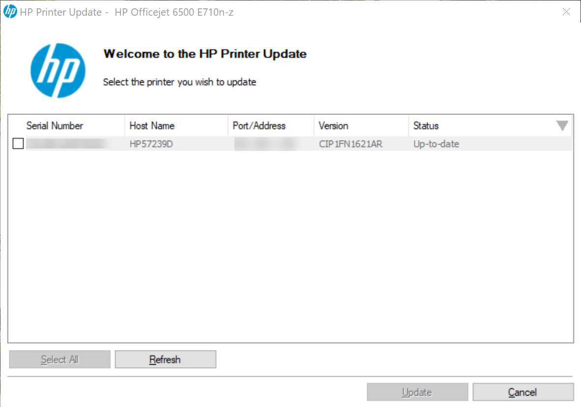 hp firmware